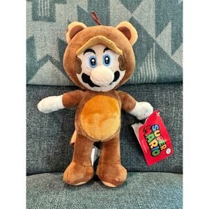 Super Mario Bros. Tanooki Mario Plush